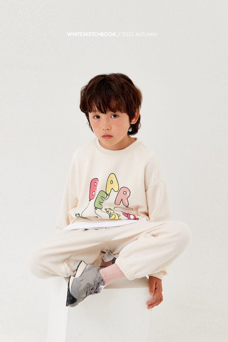 Whitesketchbook - Korean Children Fashion - #childofig - Bear Sweatshirt Set - 9