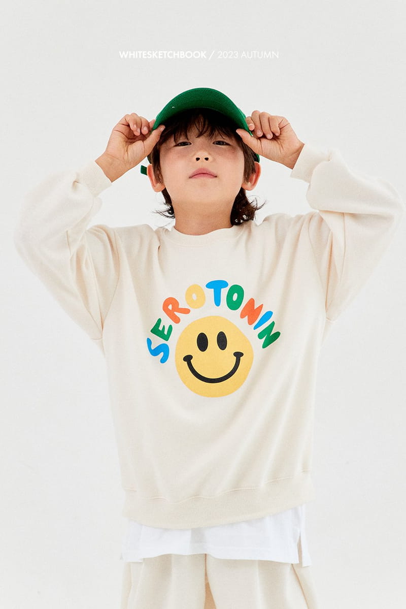 Whitesketchbook - Korean Children Fashion - #childofig - Smile Sweatshirt Set - 10