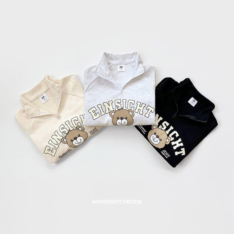 Whitesketchbook - Korean Children Fashion - #designkidswear - Teddy Zip-up Set