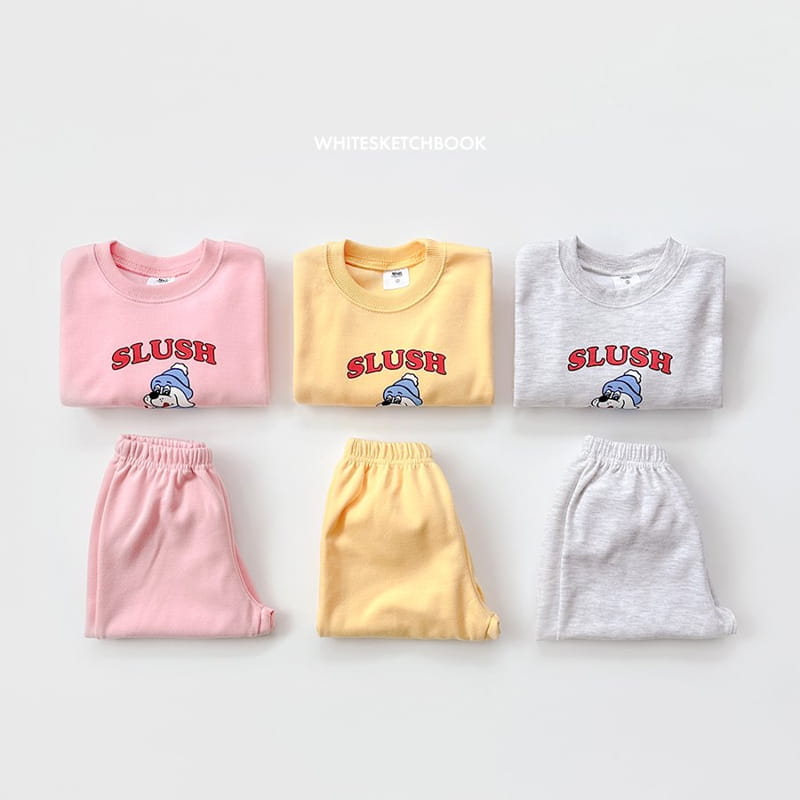 Whitesketchbook - Korean Children Fashion - #discoveringself - Slush Sweatshirt Set