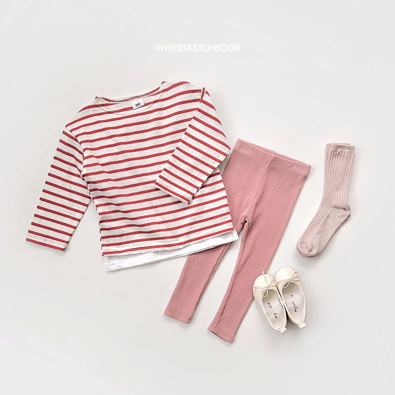 Whitesketchbook - Korean Children Fashion - #discoveringself - Rib Leggings - 4