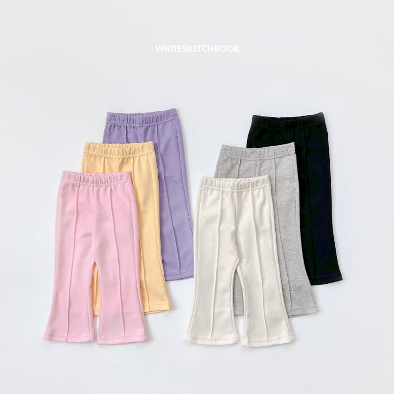 Whitesketchbook - Korean Children Fashion - #kidzfashiontrend - Bootscut Pants - 2