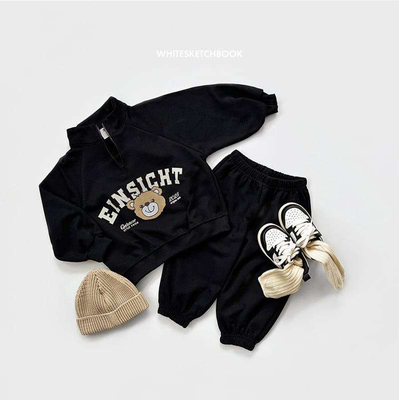 Whitesketchbook - Korean Children Fashion - #kidzfashiontrend - Teddy Zip-up Set - 6