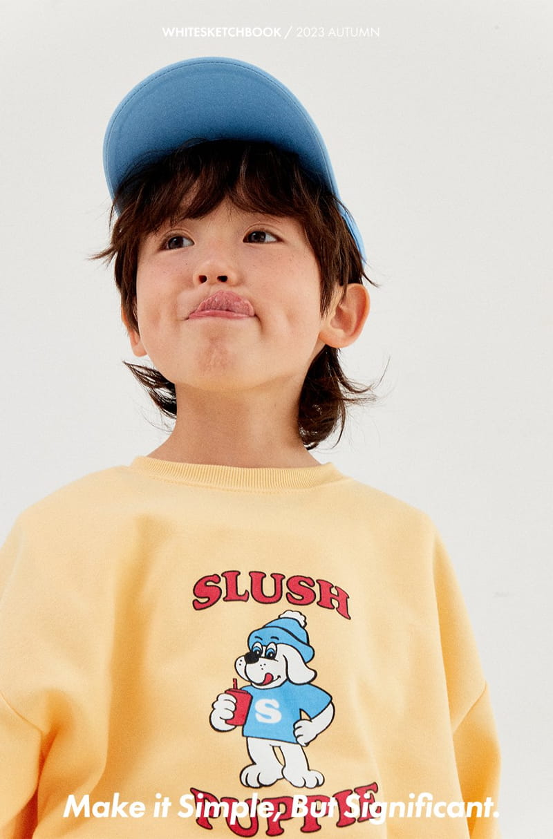 Whitesketchbook - Korean Children Fashion - #littlefashionista - Slush Sweatshirt Set - 7