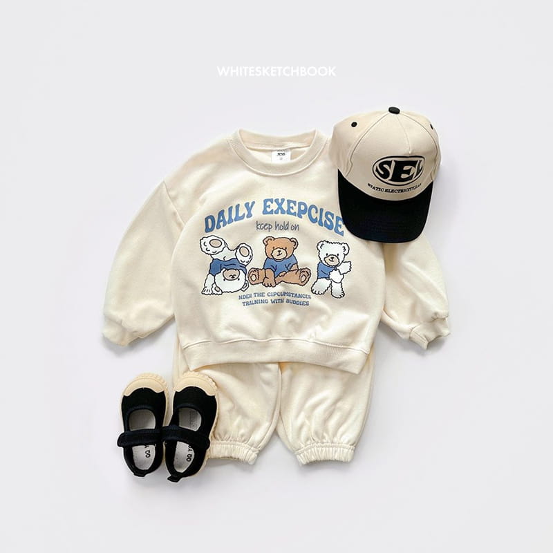 Whitesketchbook - Korean Children Fashion - #littlefashionista - Bear Three Set - 5