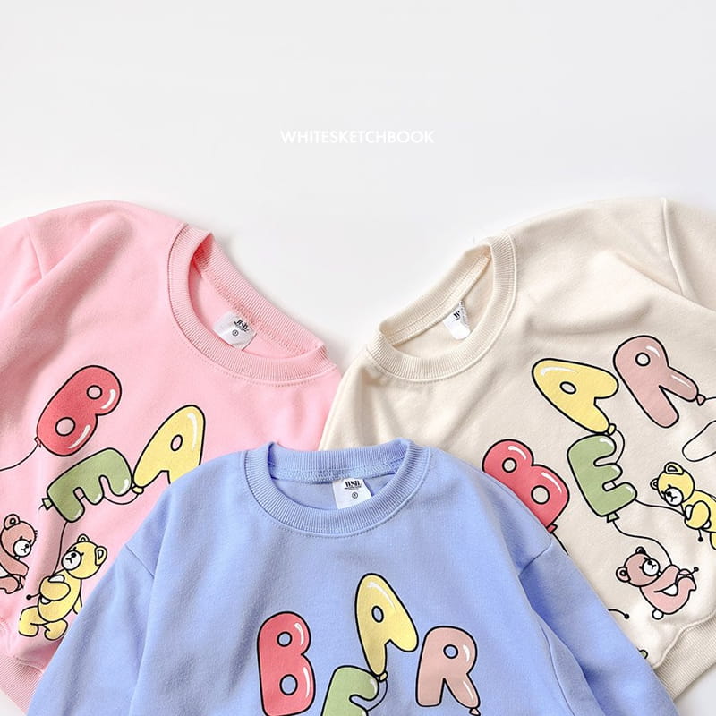 Whitesketchbook - Korean Children Fashion - #magicofchildhood - Bear Sweatshirt Set - 3