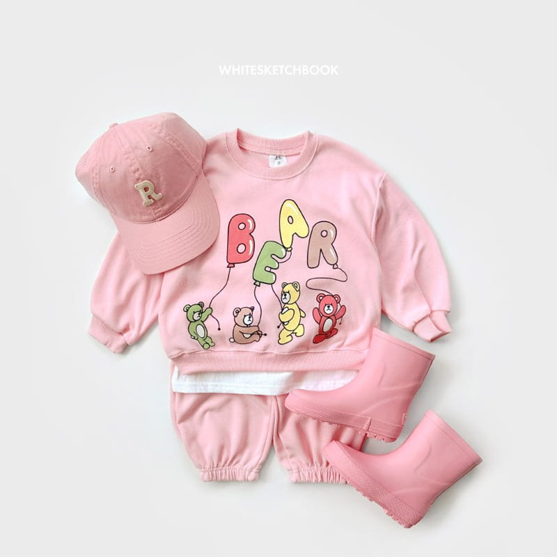 Whitesketchbook - Korean Children Fashion - #magicofchildhood - Bear Sweatshirt Set - 4