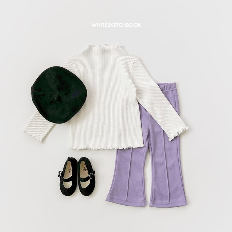 Whitesketchbook - Korean Children Fashion - #minifashionista - Bootscut Pants - 6