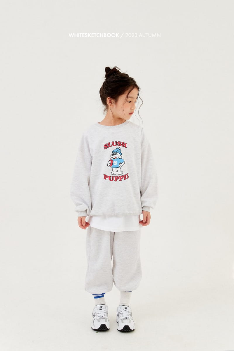 Whitesketchbook - Korean Children Fashion - #minifashionista - Slush Sweatshirt Set - 9