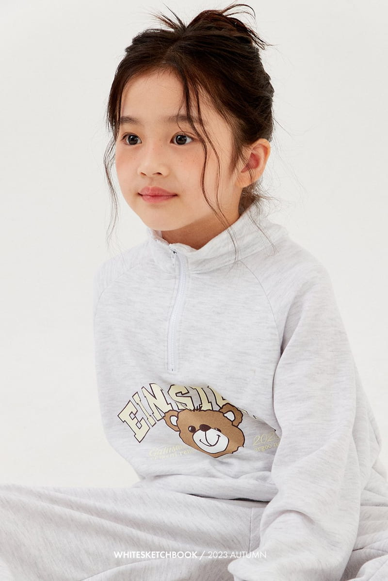 Whitesketchbook - Korean Children Fashion - #prettylittlegirls - Teddy Zip-up Set - 11