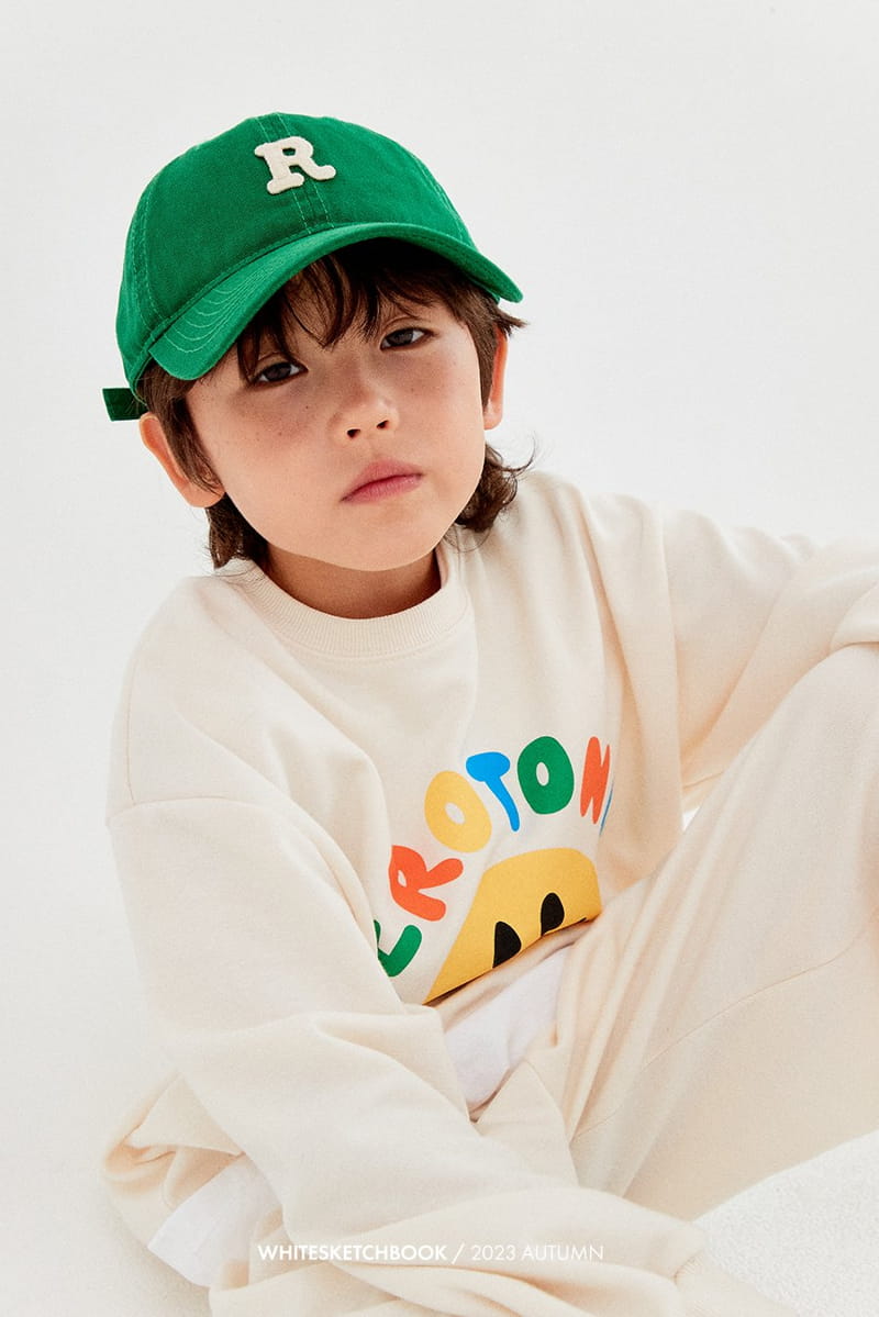 Whitesketchbook - Korean Children Fashion - #stylishchildhood - Smile Sweatshirt Set - 9