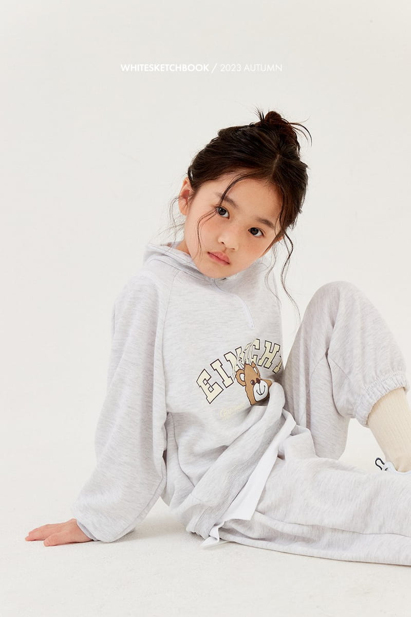 Whitesketchbook - Korean Children Fashion - #todddlerfashion - Teddy Zip-up Set - 12