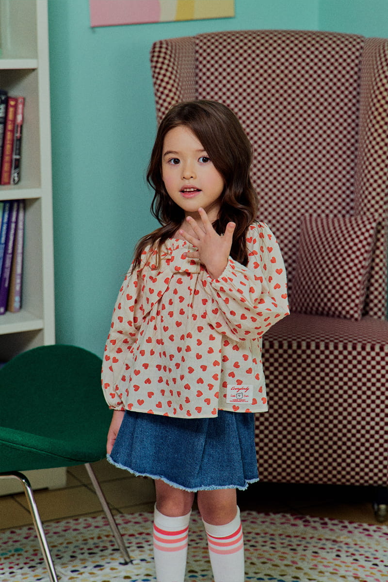 1St Blue - Korean Children Fashion - #Kfashion4kids - Denim Skirt Pants - 8