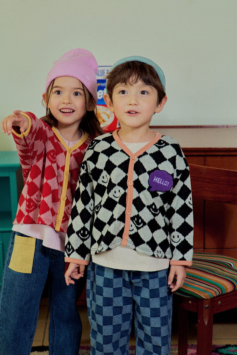 1St Blue - Korean Children Fashion - #Kfashion4kids - Jacquard Cardigan - 2