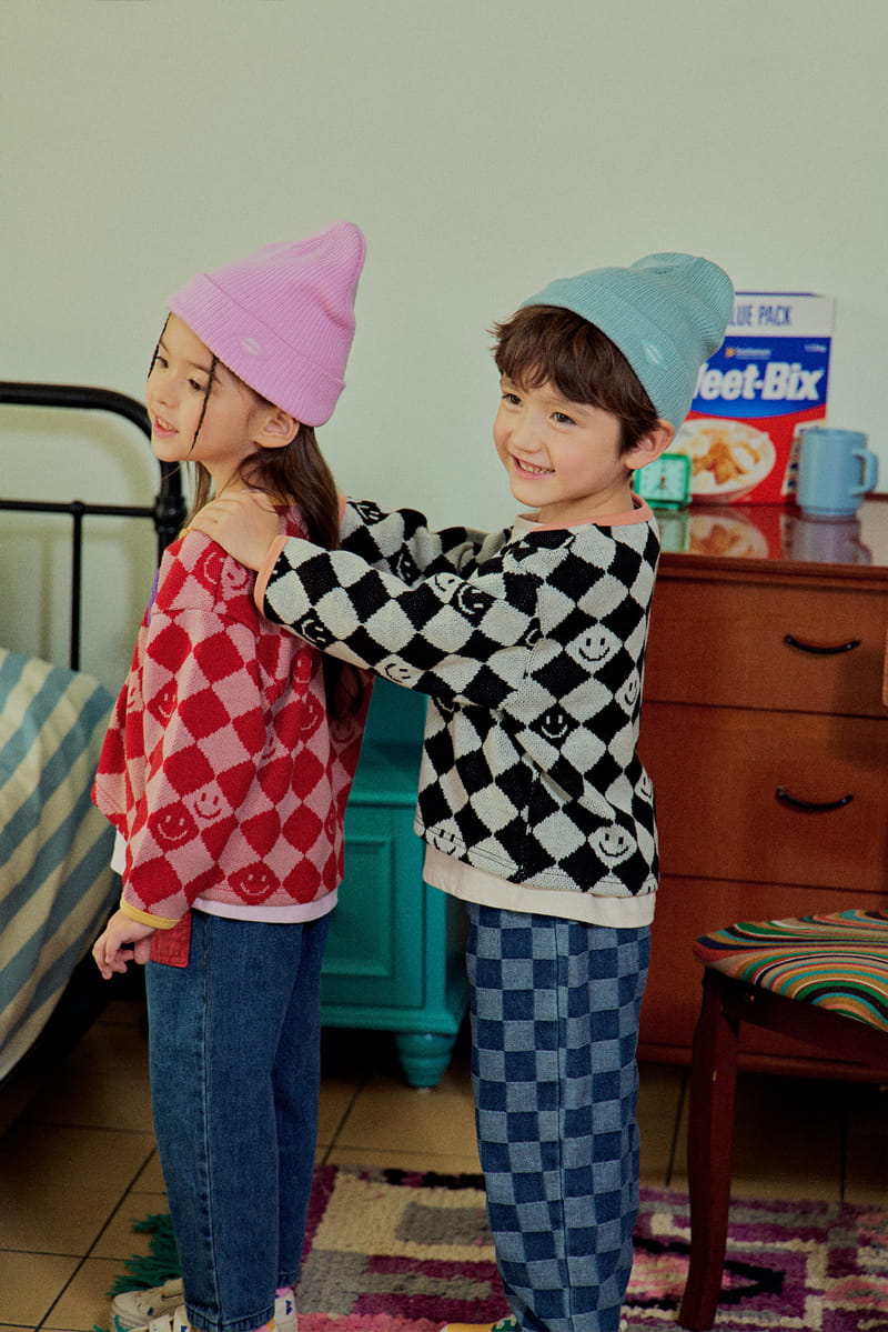 1St Blue - Korean Children Fashion - #childofig - Jacquard Cardigan - 10