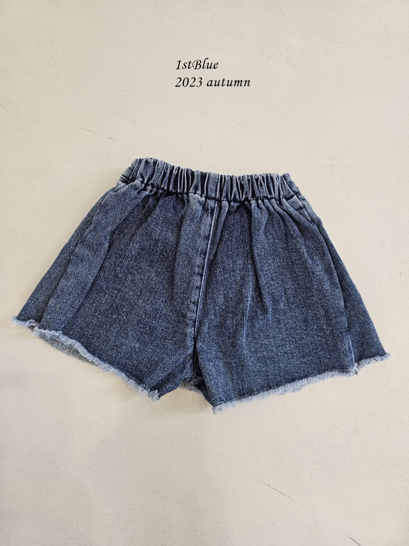 1St Blue - Korean Children Fashion - #childrensboutique - Denim Skirt Pants