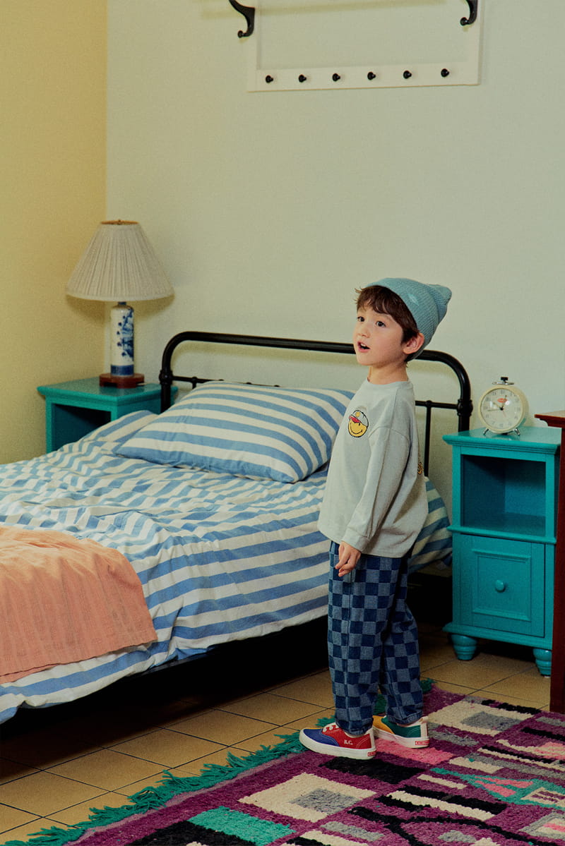 1St Blue - Korean Children Fashion - #fashionkids - Thank You Single Tee - 5