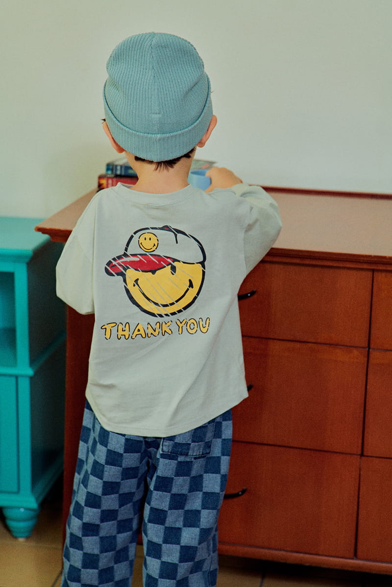 1St Blue - Korean Children Fashion - #kidzfashiontrend - Thank You Single Tee - 8