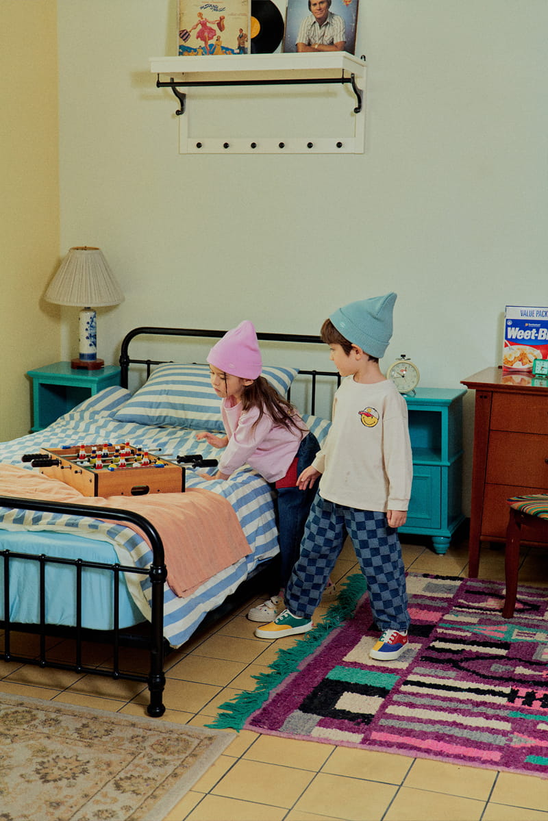 1St Blue - Korean Children Fashion - #magicofchildhood - Thank You Single Tee - 11