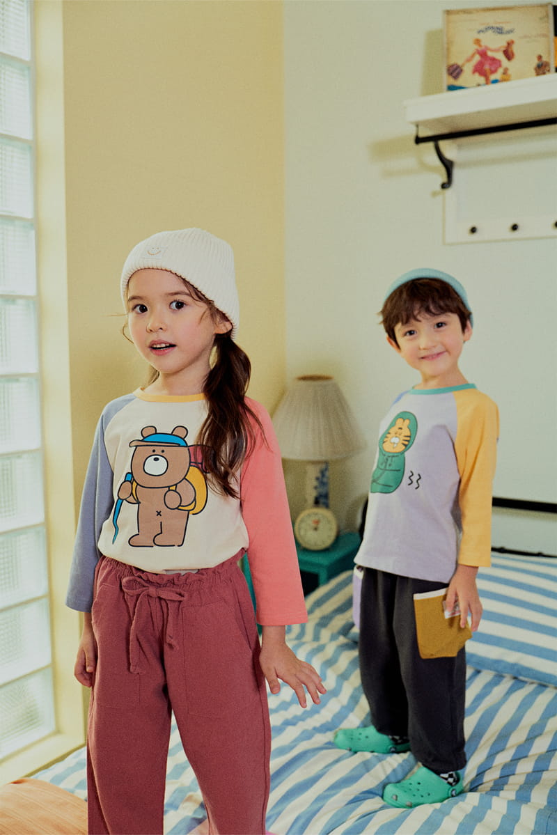 1St Blue - Korean Children Fashion - #magicofchildhood - Fall Camping Tee - 6