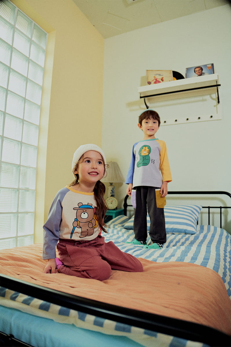 1St Blue - Korean Children Fashion - #minifashionista - Fall Camping Tee - 7