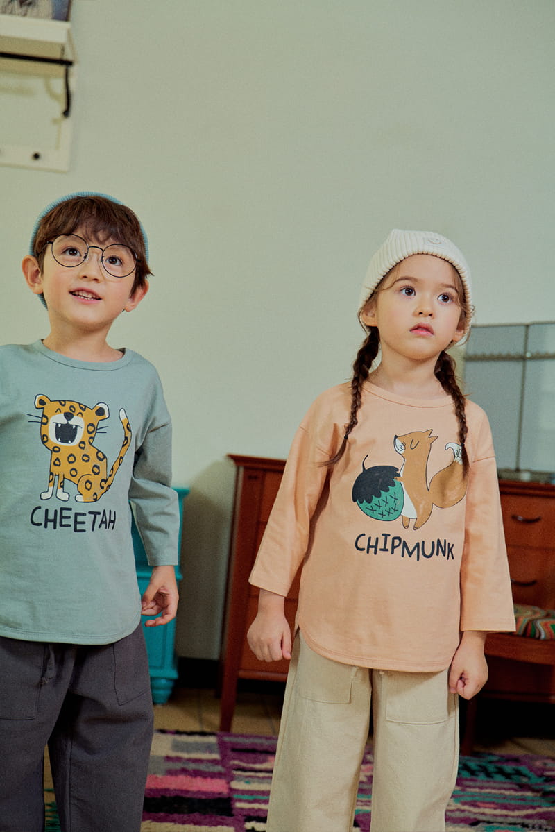 1St Blue - Korean Children Fashion - #prettylittlegirls - Kid Animal Tee - 10