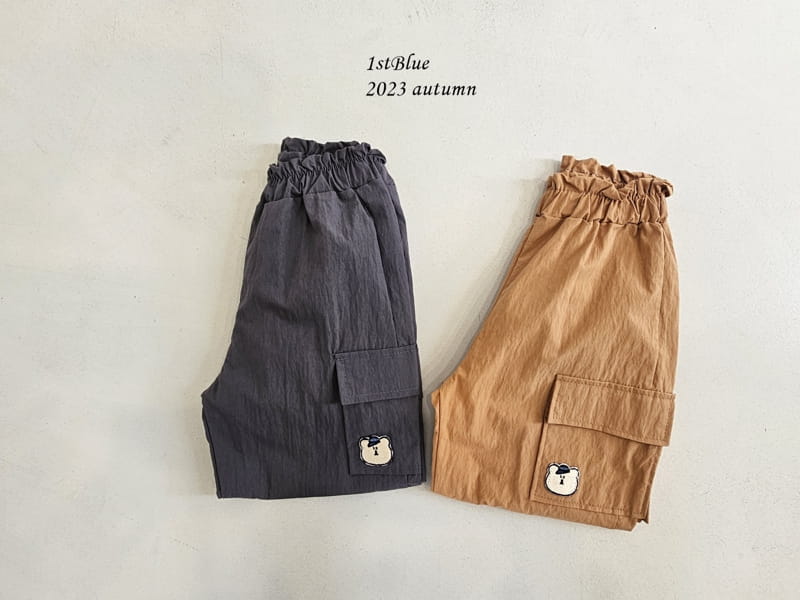 1St Blue - Korean Children Fashion - #todddlerfashion - Band Cargo Pants - 2