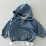 Denim Kangaroo Hoody