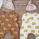 Cheese Bodysuit with Bonnet