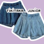 Junior Denim Skirt Pants