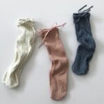 Ribbon Knee Socks