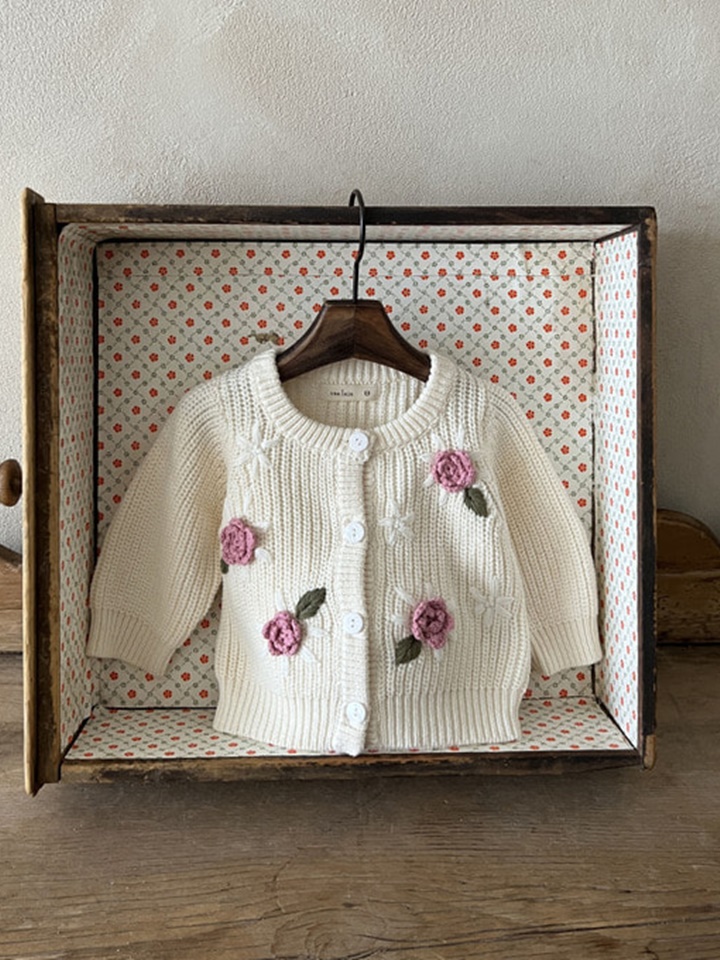 Big Flower Cardigan