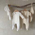 Pin Coat Bunny Bodysuit with Bonnet