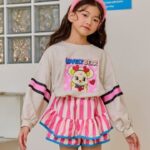 Bear Sleeves Point Sweatshirt