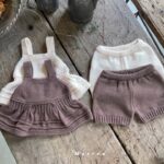 Bebe Knit Top Bottom Set