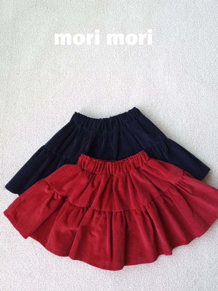 Rib Cancan Skirt