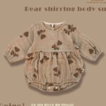 Bear Shirring Bodysuit