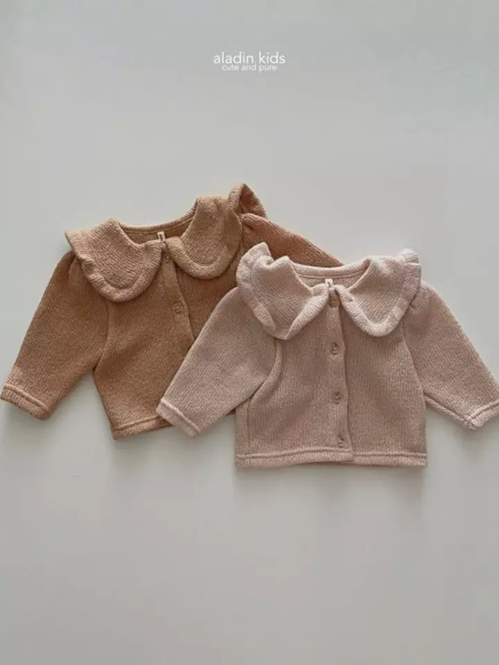 Knit Collar Cardigan