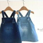 Bonbon Dungarees Denim Skirt