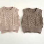 Bebe Cable Knit Vest