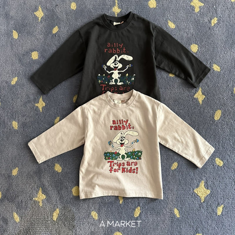 A-Market - Korean Children Fashion - #Kfashion4kids - Rabbit Tee