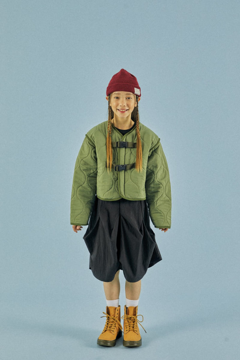 A-Market - Korean Children Fashion - #Kfashion4kids - Quilting Buckle Jumper