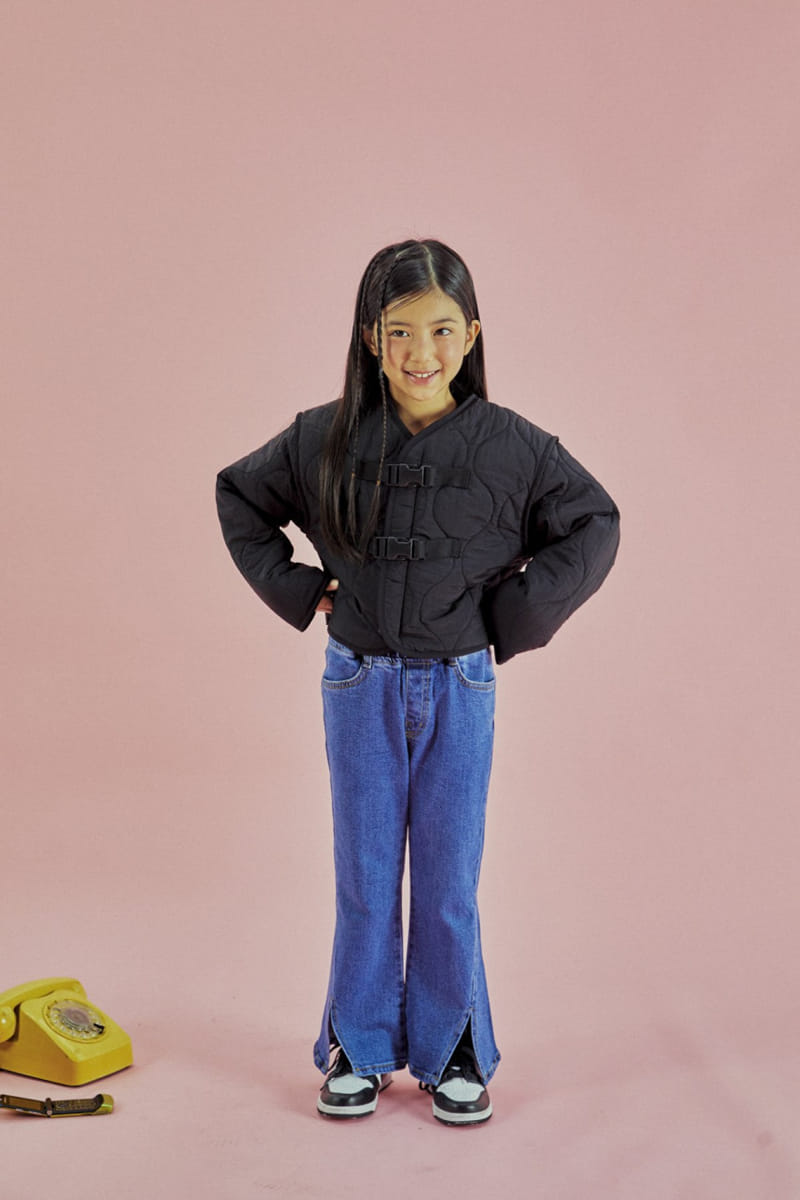 A-Market - Korean Children Fashion - #Kfashion4kids - Bootscut Slit Jeans - 7