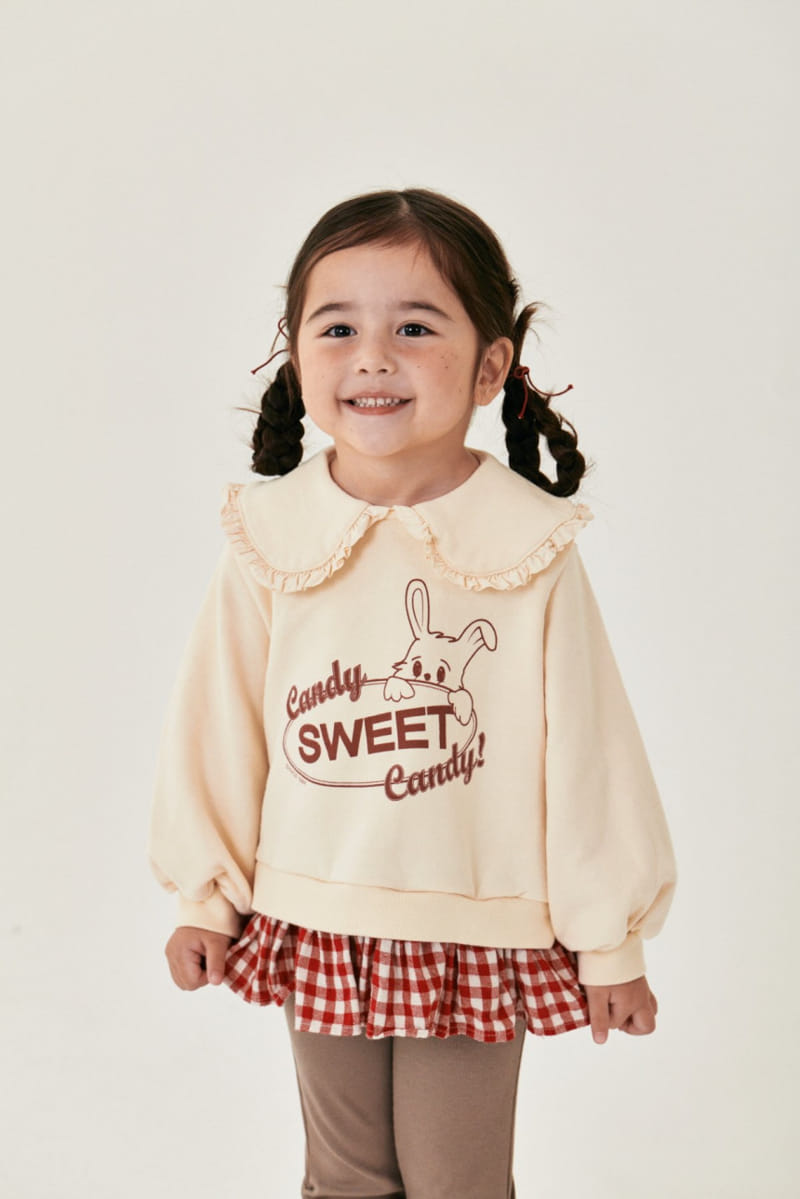 A-Market - Korean Children Fashion - #childofig - Bunny Collar Tee - 11