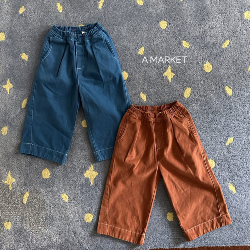 A-Market - Korean Children Fashion - #childofig - Stitch Pants