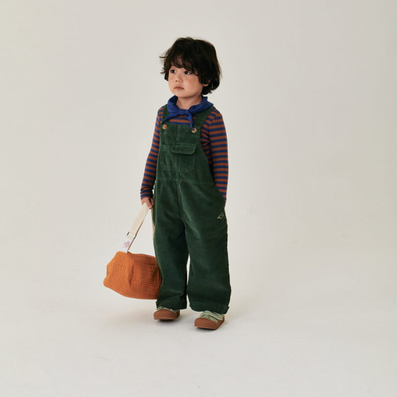 A-Market - Korean Children Fashion - #childrensboutique - Corduroy Overalls - 7