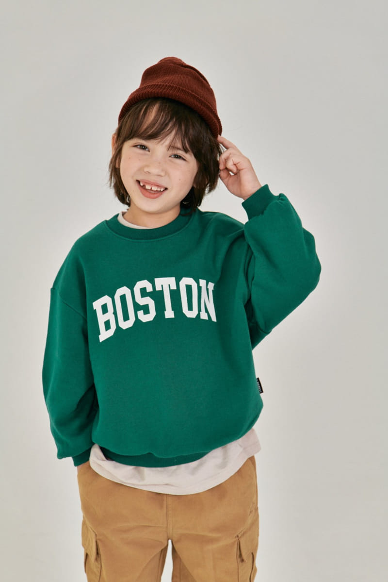 A-Market - Korean Children Fashion - #childrensboutique - Boston Sweatshirt - 3