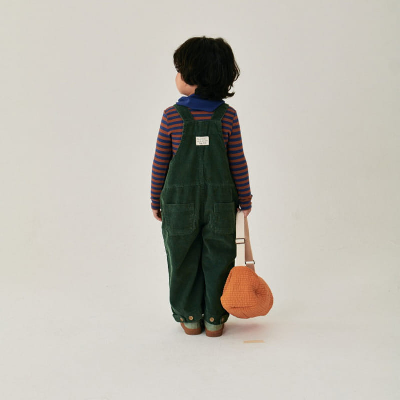 A-Market - Korean Children Fashion - #designkidswear - Corduroy Overalls - 8