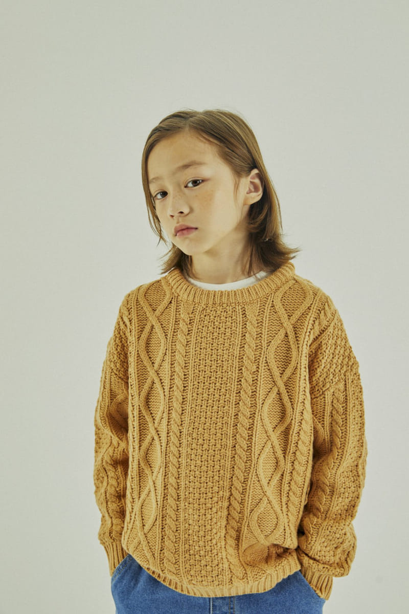 A-Market - Korean Children Fashion - #designkidswear - Twist Round Knit Tee - 12