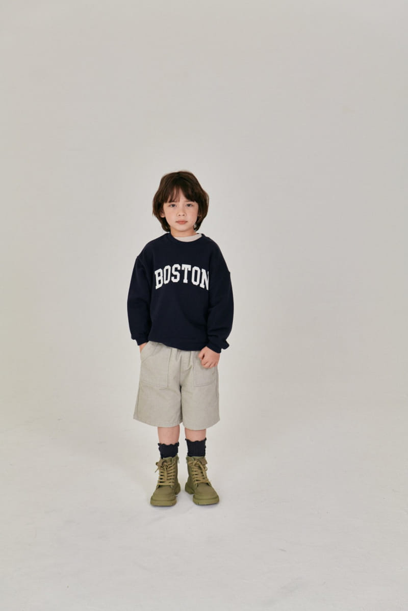 A-Market - Korean Children Fashion - #discoveringself - Boston Sweatshirt - 5